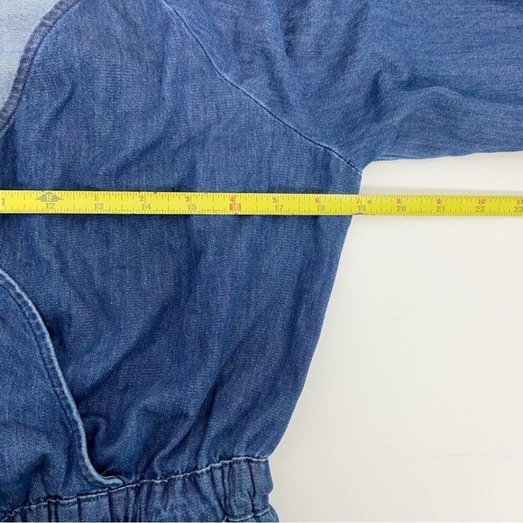 Lovers and Friends Junie Romper in Denim Blue - Picture 11 of 14